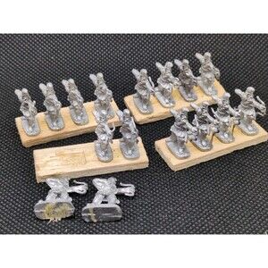 (16) Shortbow Archer Infantry 15MM Metal Miniatures